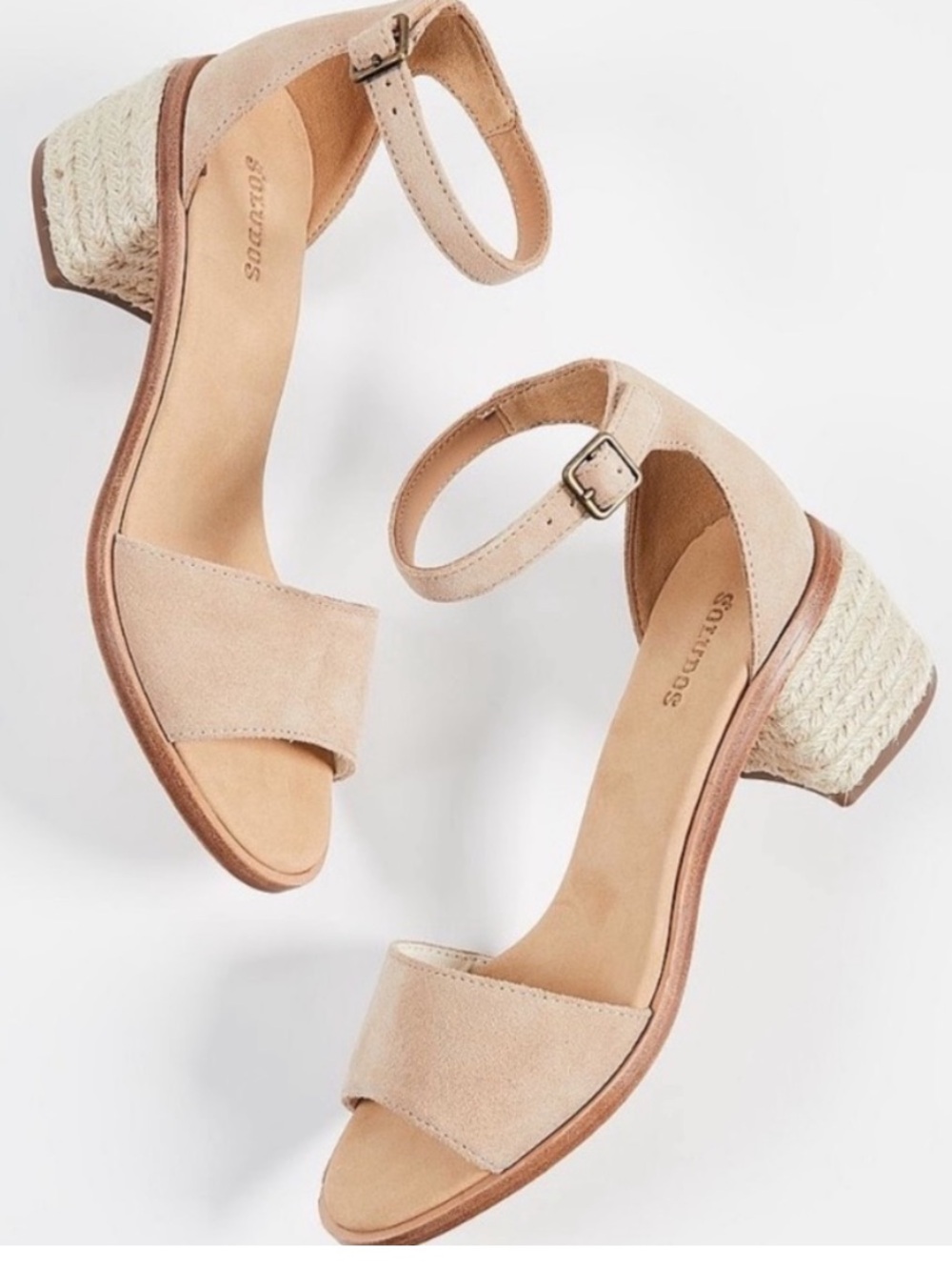 ☀️SOLUDOS Women’s Capri Suede Sandals. Size: 9